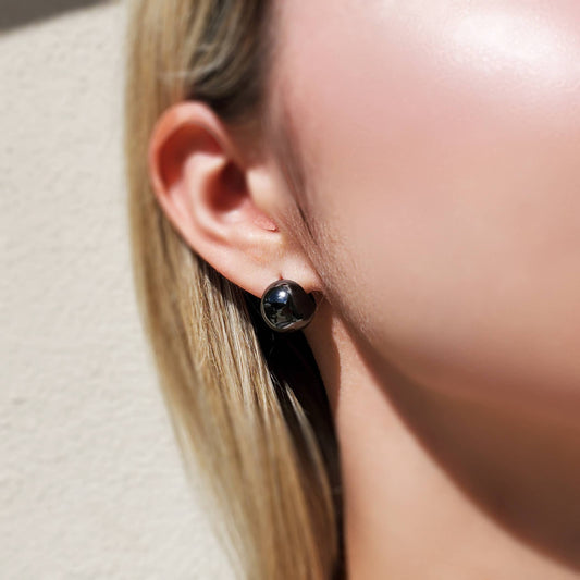 BALL HUGGIE EARRINGS - Best & Co. Boutique