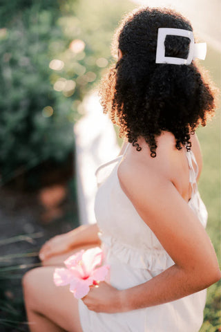 Teleties | Large Flat Square Hair Clip - Best & Co. Boutique