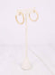 Woodard Pearl Hoops - Best & Co. Boutique