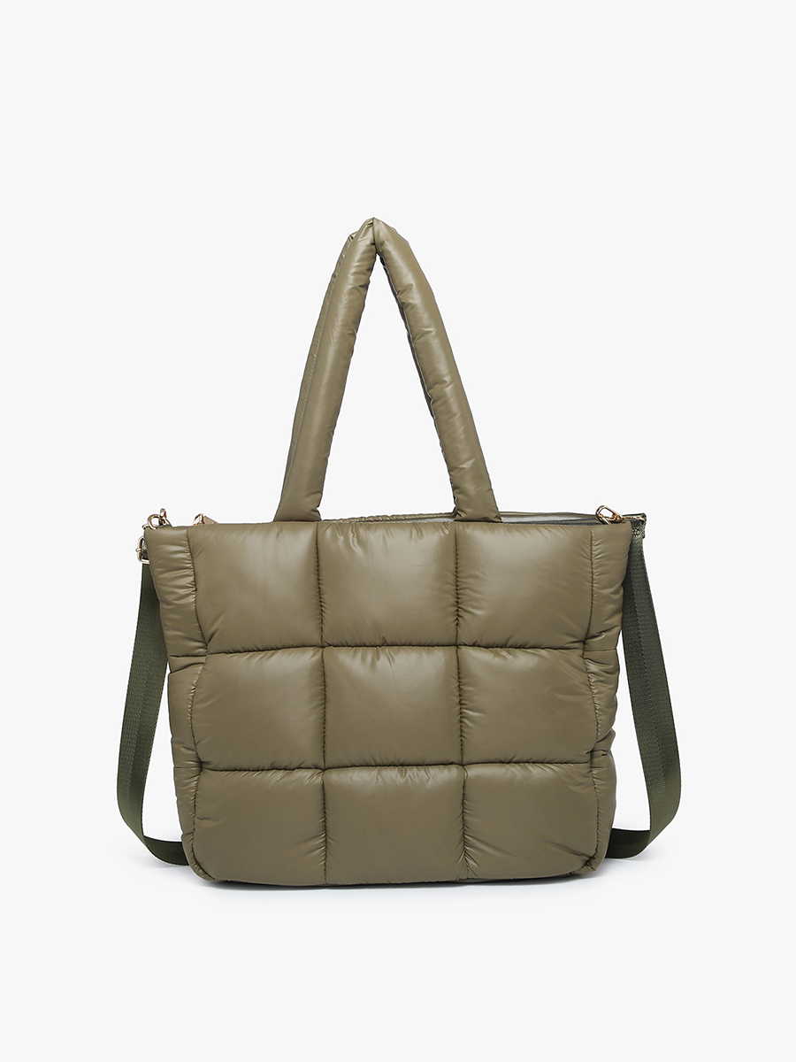The Brittany-Large Puffer Tote - Best & Co. Boutique