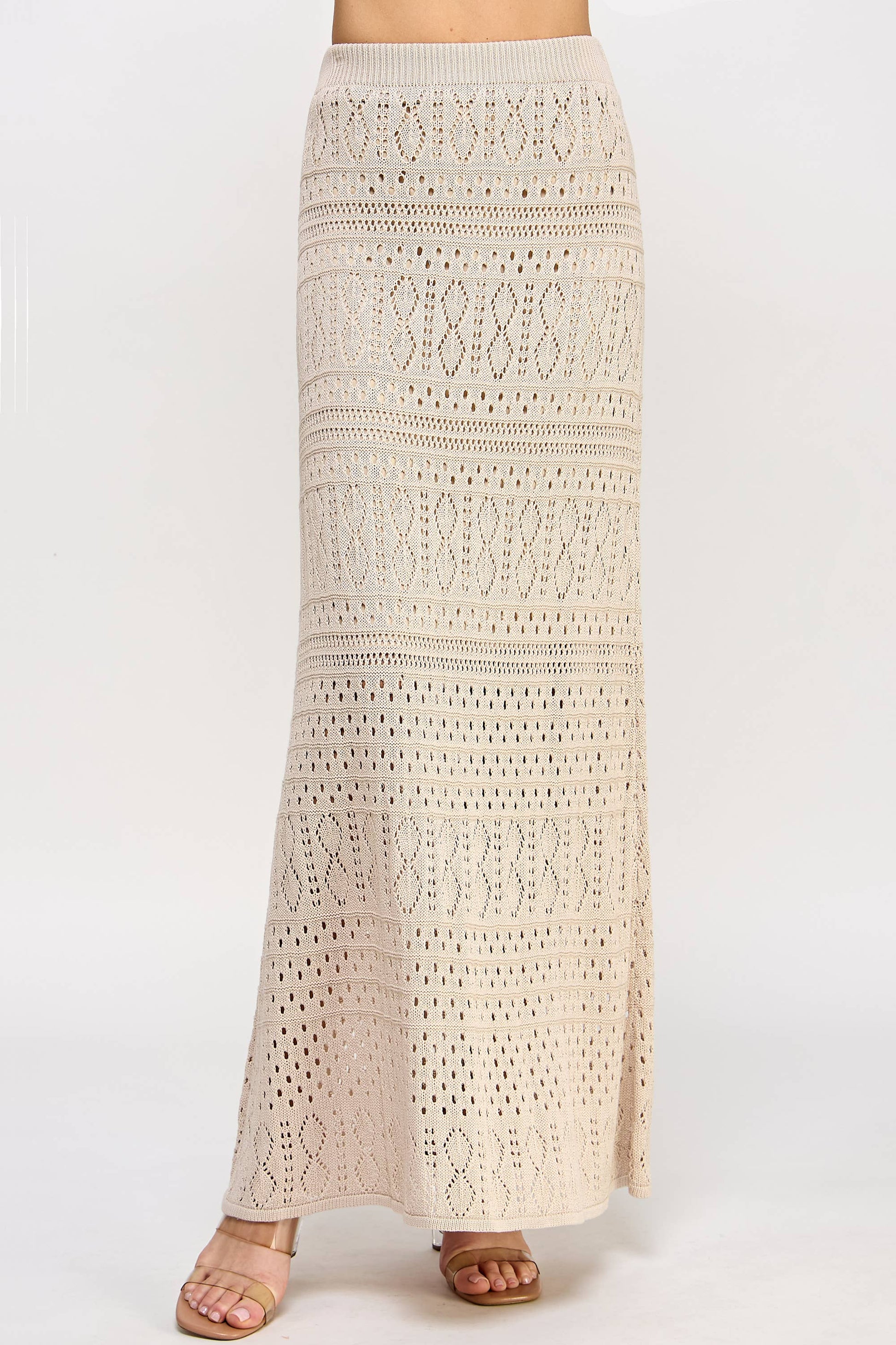 The Amber Knit Crochet Skirt - Best & Co. Boutique