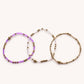 Beaded Game Day Stack | Purple