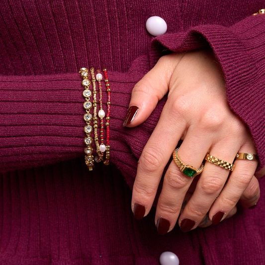 Evie Circle Diamond Bracelet