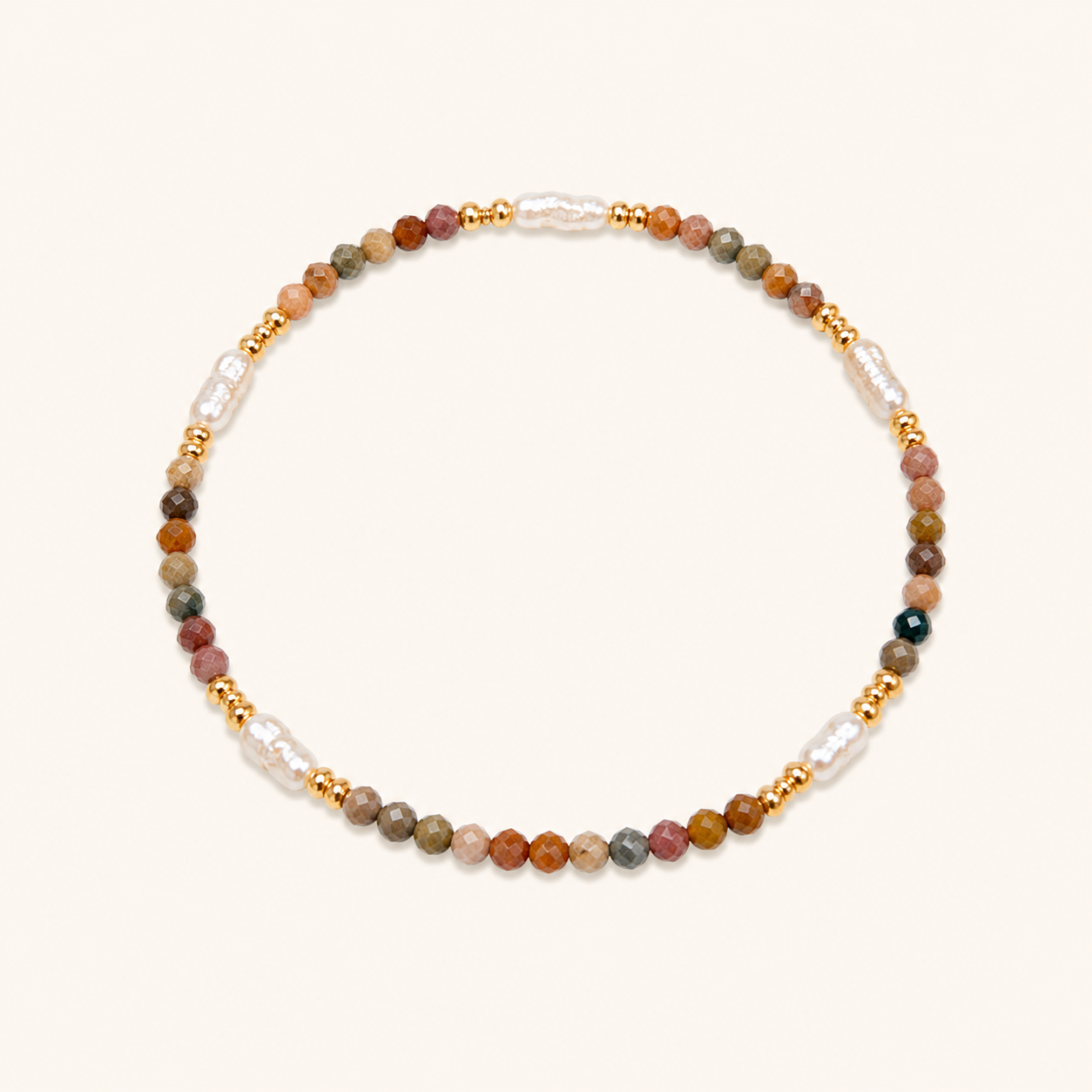 Anna Beaded Bracelet | Brown