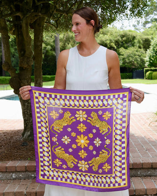 Hollis Purple Tiger Scarf | MED