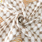 Yellow and Brown Chain Print Square Scarf - Best & Co. Boutique
