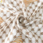 Yellow and Brown Chain Print Square Scarf - Best & Co. Boutique