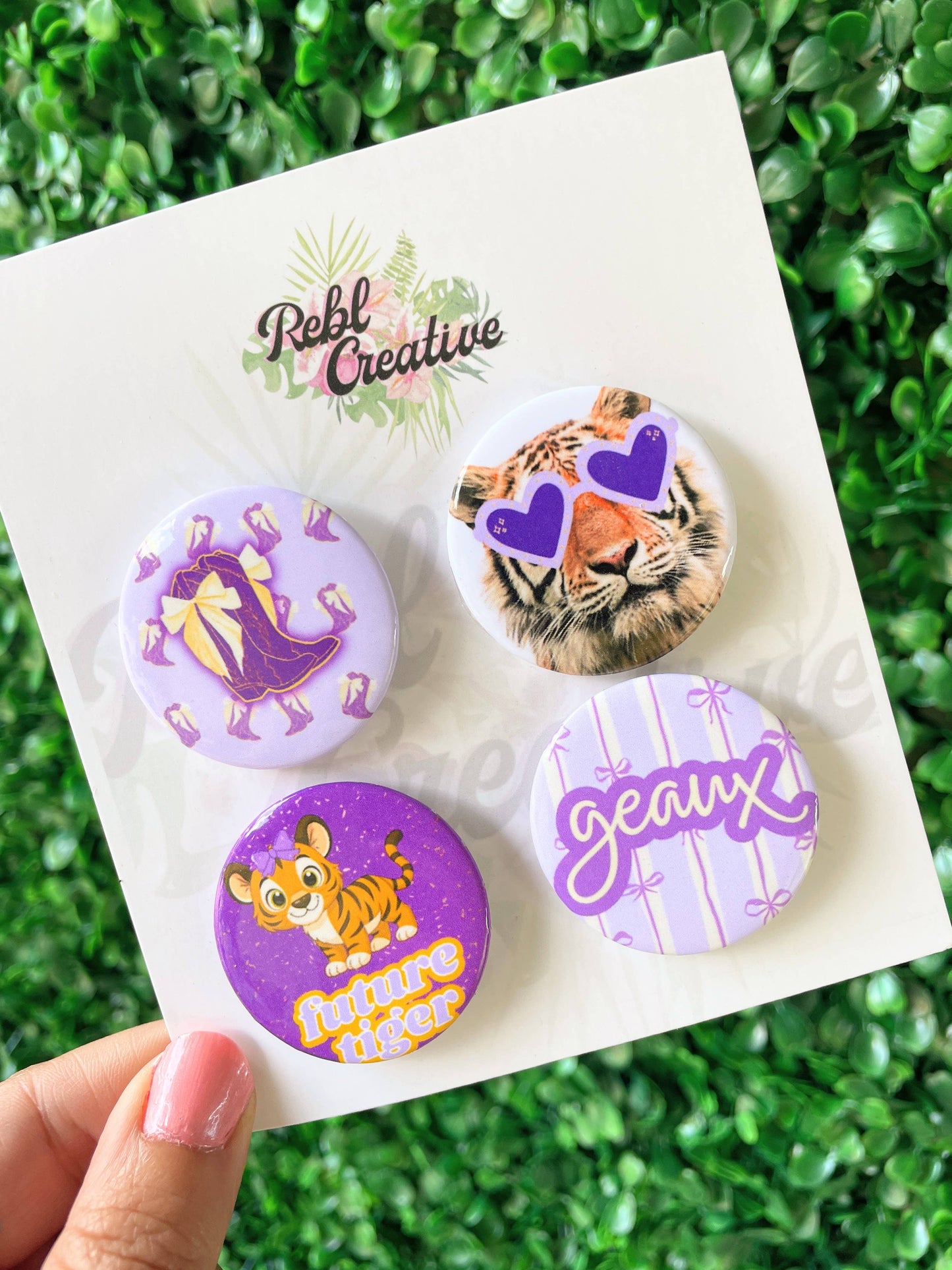 Mini Game Day Button Sets