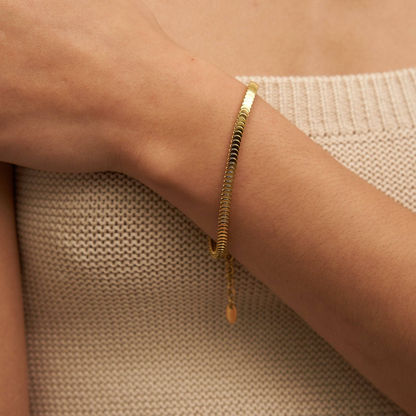 Accordion Chain Bracelet