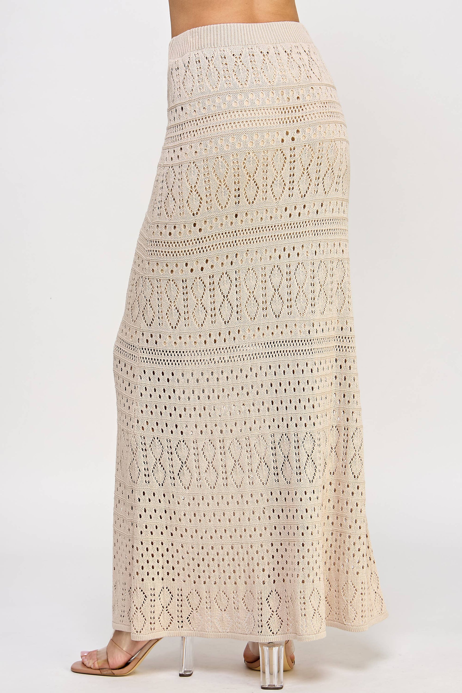 The Amber Knit Crochet Skirt - Best & Co. Boutique