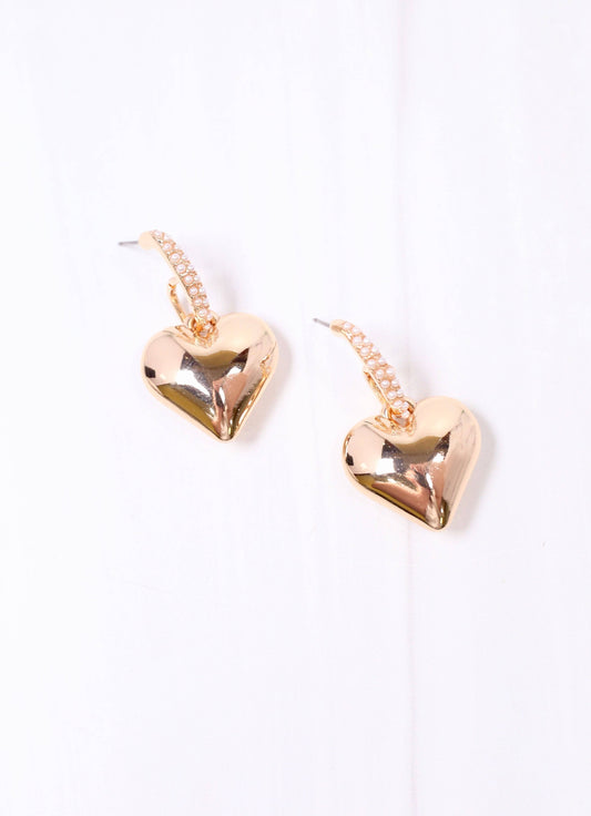 Paloma Pearl and Heart Drops - Best & Co. Boutique