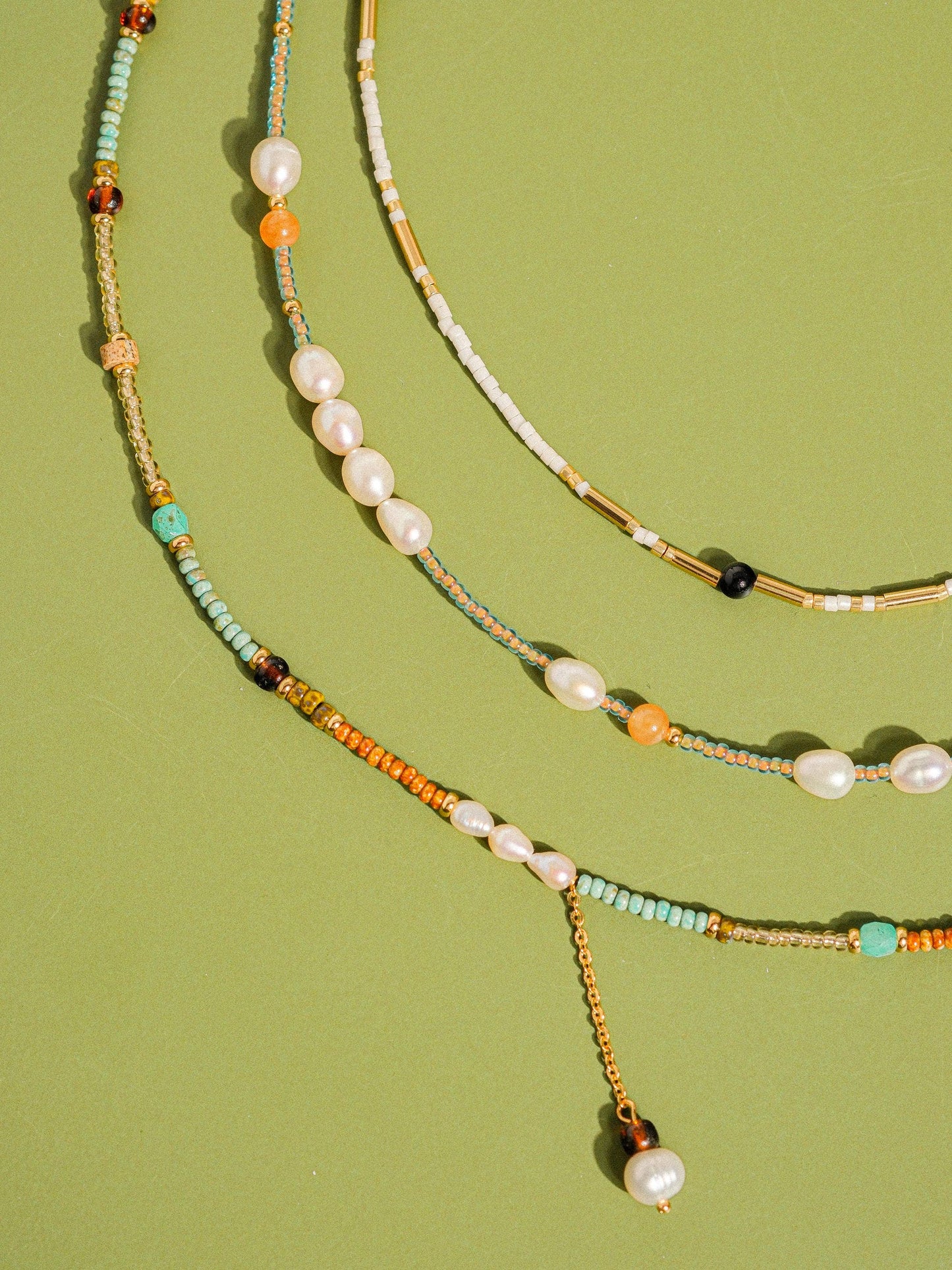 Sapphira 18K Bohemian Stack Necklace