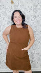 Nutmeg Corduroy Shift Dress