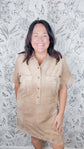 Leone Suede Mini Dress